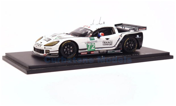 Modelauto 1:43 | Spark S2577 | Chevrolet Corvette C6.R LMGTE | Luc Alphand Aventures 2010 #72 - D.Hart - J.Policand - S.Gregoir