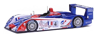 Modelauto 1:43 | Spark S0673 | Audi R8 | Playstation 2005 #4 - F.Montagny - S.Ortelli