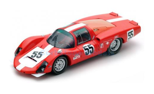 Modelauto 1:43 | Spark S5421 | Porsche 906 LH 1967 #55 - R.Steinemann - D.Spoerry