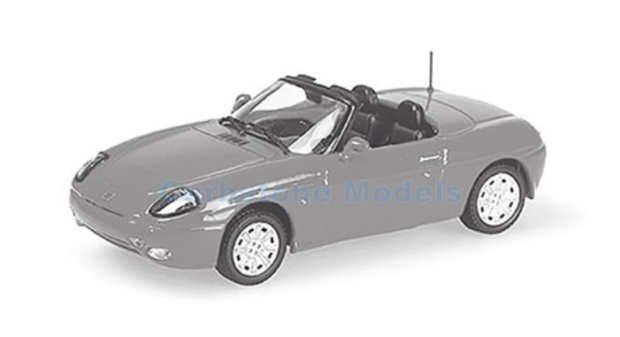 Modelauto 1:87 | Minichamps 870124234 | Fiat barchetta silver 1996