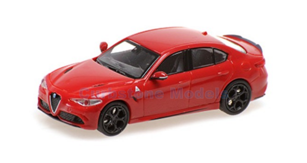 Modelauto 1:87 | Minichamps 870120105 | Alfa Romeo giulia quadrifoglio red 2017