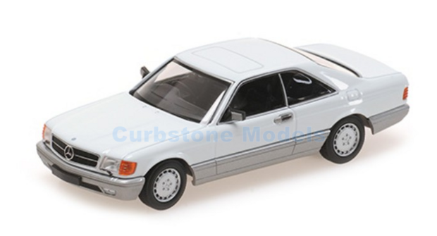 Modelauto 1:87 | Minichamps 870034320 | Mercedes Benz 560 sec white 1986