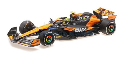 Modelauto 1:18 | Minichamps 537241904 | McLaren MCL38 | MCLAREN FORMULA 1 TEAM 2024 - L.Norris