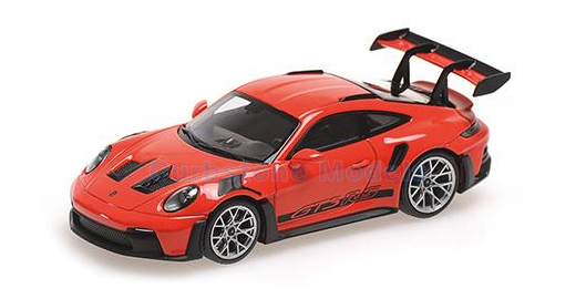 Modelauto 1:87 | Minichamps 870065022 | Porsche 911 GT3 RS (992) Red and Black 2024