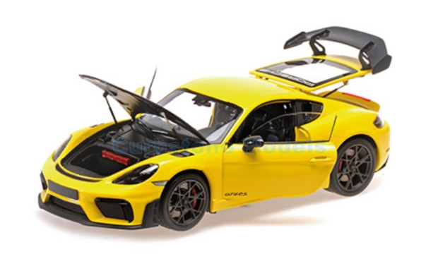 Modelauto 1:18 | Minichamps 110062124 | Porsche Cayman GT4 RS Geel 2024