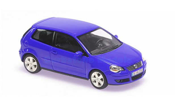 Modelauto 1:43 | Minichamps 940054400 | Volkswagen Polo Mk.4 (9N3) Blue 2005