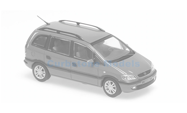 Modelauto 1:43 | Minichamps 940048001 | Opel Zafira Silver 1999