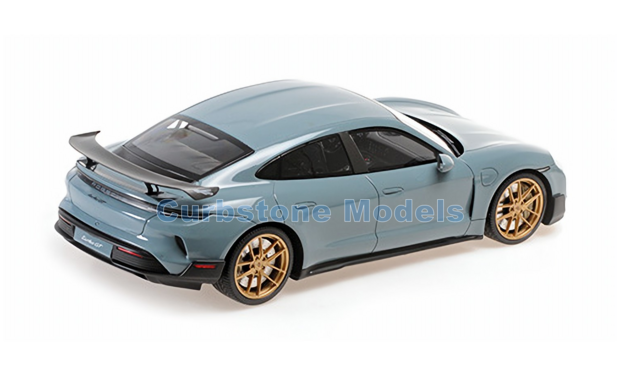 Modelauto 1:18 | Minichamps 117069400 | Porsche Taycan Turbo GT Green 2024