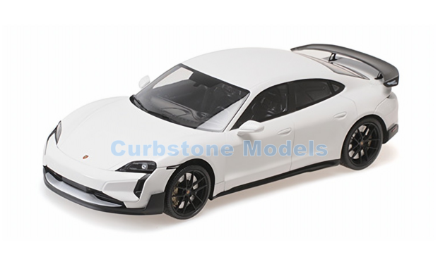 Modelauto 1:18 | Minichamps 117069404 | Porsche Taycan Turbo GT White 2024