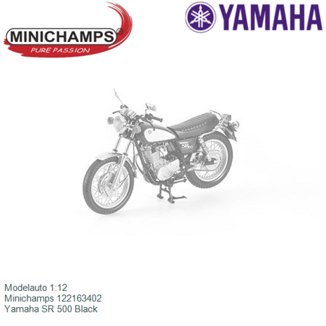 Modelauto 1:12 | Minichamps 122163402 | Yamaha SR 500 Black