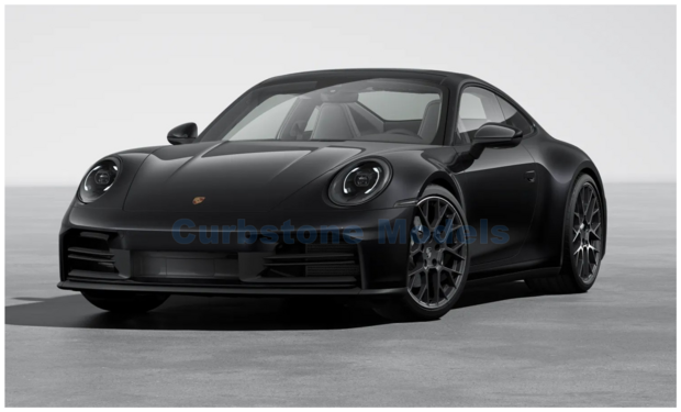 Modelauto 1:18 | Minichamps 155064022 | Porsche 911 Carrera Coupé (992.2) Black Metallic 2024