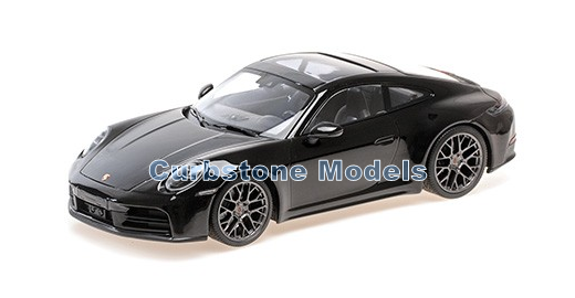 Modelauto 1:18 | Minichamps 155064022 | Porsche 911 Carrera Coupé (992.2) Black Metallic 2024