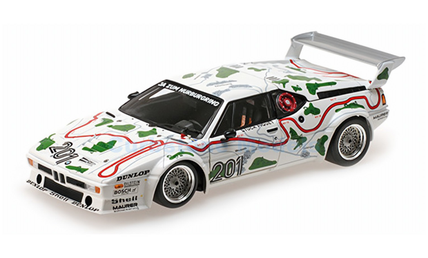 Modelauto 1:18 | Minichamps 155802901 | BMW Motorsport M1 1980 #201 - N.Piquet - H.Stuck