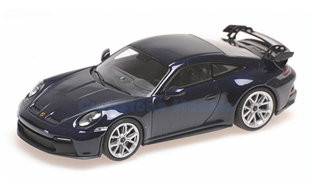 Modelauto 1:43 | Minichamps 410069208 | Porsche 911 GT3 (992) Blue Metallic 2021