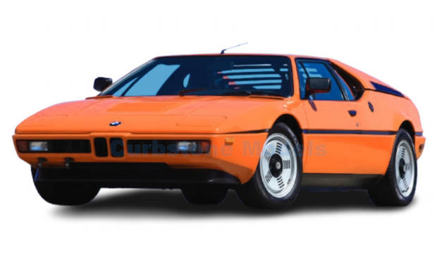 Modelauto 1:87 | Minichamps 870025021 | BMW M1 (E26) Orange 1978