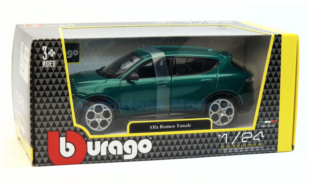 Modelauto 1:24 | Bburago 18-21109GREEN | Alfa Romeo Tonale Green