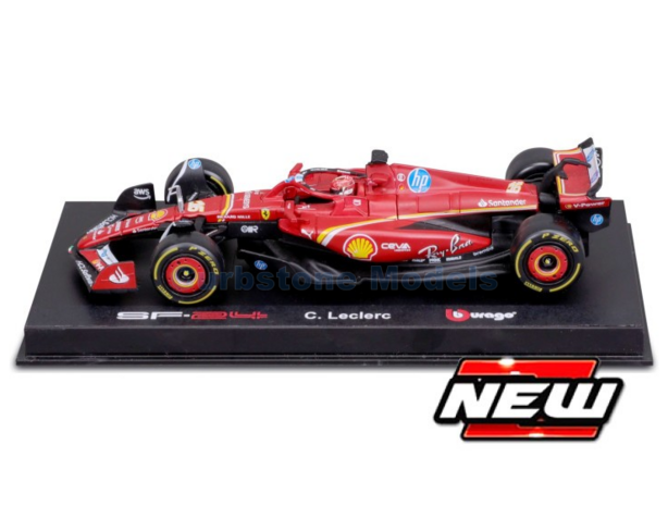 Modelauto 1:18 | Bburago 18-16821 | Scuderia Ferrari SF-24 2024 #16 - C.Leclerc