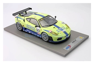 Modelauto 1:18 | BBR Models AB18006 | Ferrari F430 GT | Risi Competition 2007 #99 - T.Krohn - C.Braun - -.Joensson