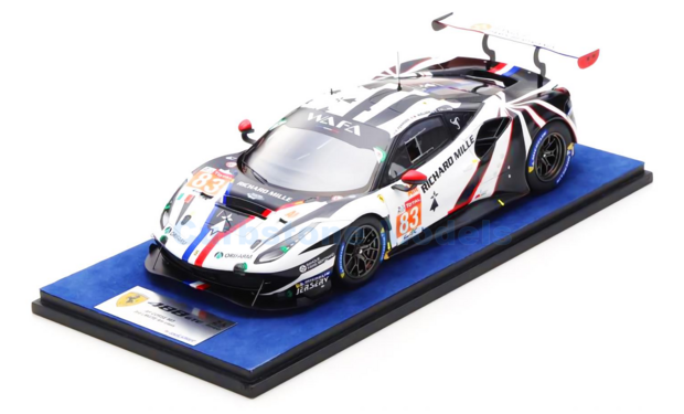 Modelauto 1:18 | Looksmart LS18LM025 | Ferrari 488 GTE EVO LMGTE-AM | AF Corse 2020 #83 - N.Nielsen - E.Collard - F.Perrodo