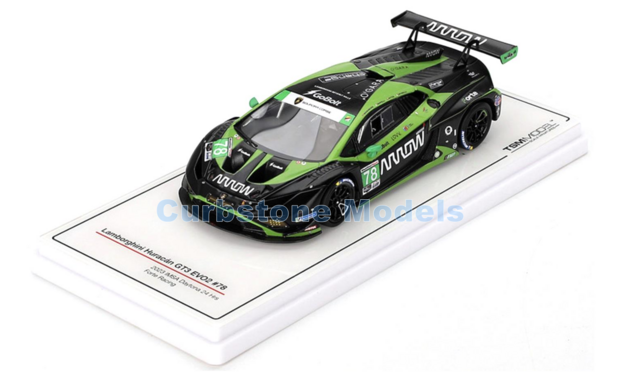 Modelauto 1:43 | TSM TSM430779 | Lamborghini Huracan GT3 EVO2 GTD | Forte Racing Powered by US RaceTronics 2023 #78 - M.Goikhbe