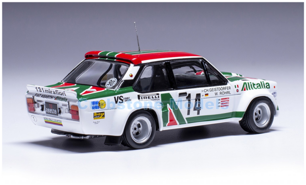 Modelauto 1:43 | IXO-Models RAC446B.22 | Fiat 131 Abarth 1979 #14 - C.Geistdörfer - W.Röhrl