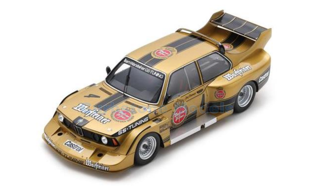 Modelauto 1:18 | Spark 18S389 | BMW 320 Warsteiner 1977 #4 - J.Obermoser