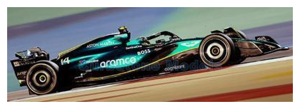 Modelauto 1:64 | Spark Y380 | Aston Martin Aramco F1 Team AMR24 2024 #14 - F.Alonso