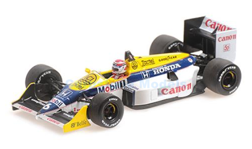 Modelauto 1:43 | Minichamps 436876606 | Williams Grand Prix Engineering FW11B Honda 1987 #6 - N.Piquet