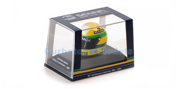 Helm 1:8 | Minichamps 540309027 | Rheos Helmet | McLaren Formula One Team 1990 - A.Senna