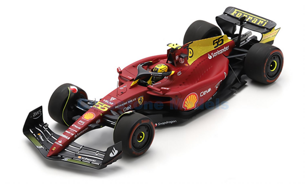 Modelauto 1:18 | Looksmart LS18F1046 | Scuderia Ferrari F1-75 2022 #55 - C.Sainz