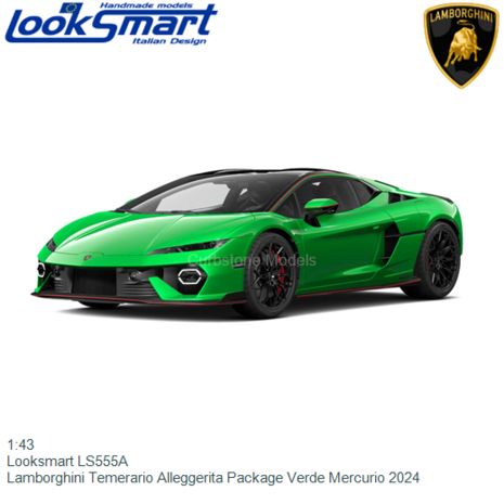 1:43 | Looksmart LS555A | Lamborghini Temerario Alleggerita Package Verde Mercurio 2024