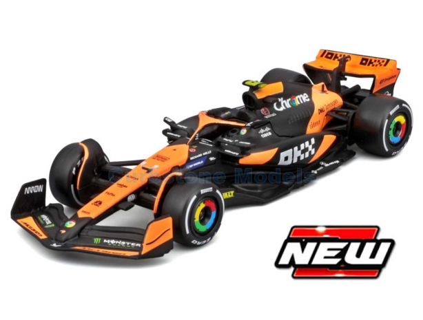 Modelauto 1:43 | Bburago 18-38215N | McLaren Formula One Team MCL38 2024 #4 - L.Norris