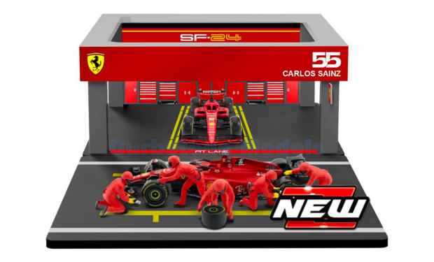 Modelauto 1:43 | Bburago 18-36862S | Scuderia Ferrari SF-24 2024 - C.Sainz