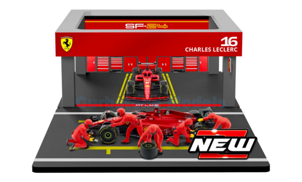 Modelauto 1:43 | Bburago 18-36862L | Scuderia Ferrari SF-24 2024 - C.Leclerc