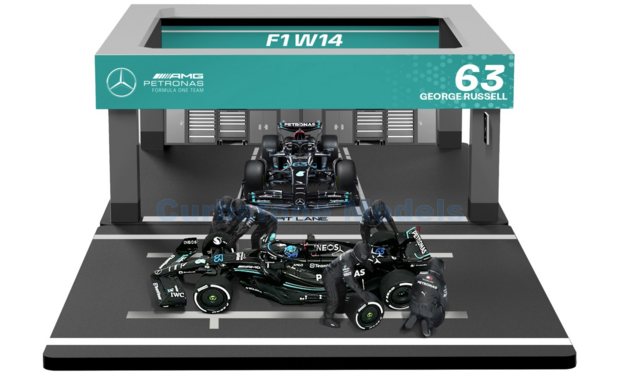 Modelauto 1:43 | Bburago 18-38452R | Mercedes AMG Petronas Formula One Team W14 E-Performance 2023 #63 - G.Russell