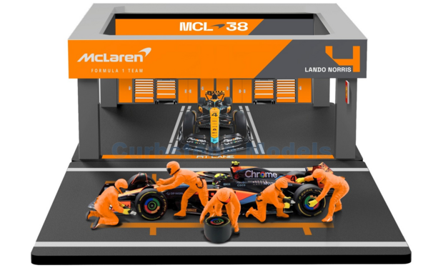 Modelauto 1:43 | Bburago 18-38451P | McLaren Formula One Team MCL38 2024 #81 - O.Piastri