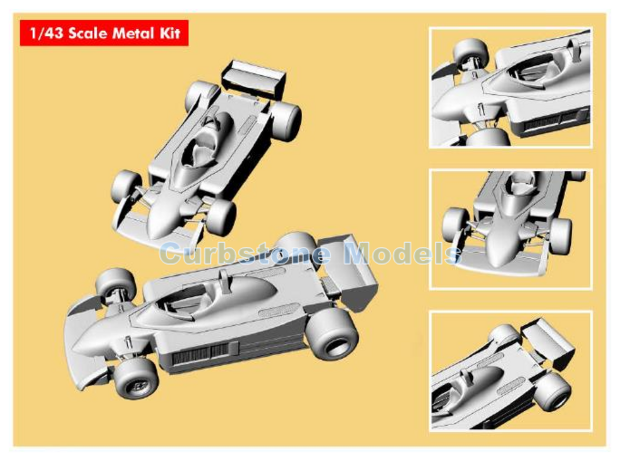 Bouwpakket 1:43 | Tameo SLK125 | Alfa Romeo 177 1979 #36 - V.Brambilla