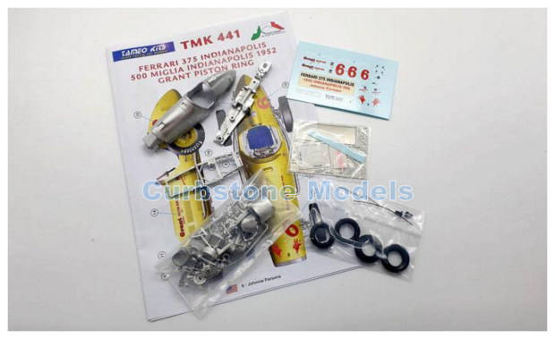 Bouwpakket 1:43 | Tameo TMK441 | Ferrari 374 Indianapolis Grant Piston Ring 1952 #6 - J.Parsons