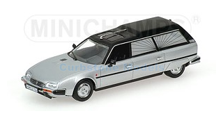 Modelauto 1:43 | Minichamps 400111495 | Citroën CX Break Leichen wagen Zilver