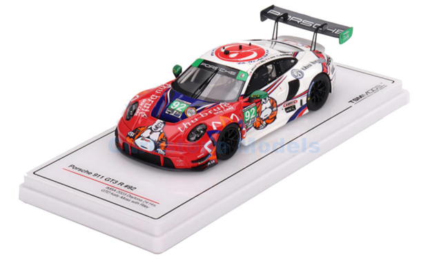 Modelauto 1:43 | TSM TSM430745 | Porsche 911 GT3 R GTD | Kelly-Moss with Riley 2023 #92 - J.Bleekemolen - D.Brule - A.Davis - A