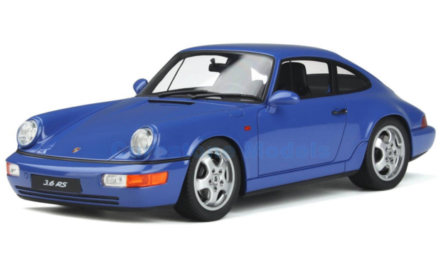 Modelauto 1:18 | GT Spirit GT887 | Porsche 911 3.6 RS (964) Blue