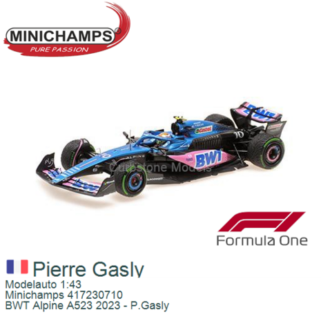 Modelauto 1:43 | Minichamps 417230710 | BWT Alpine A523 2023 - P.Gasly