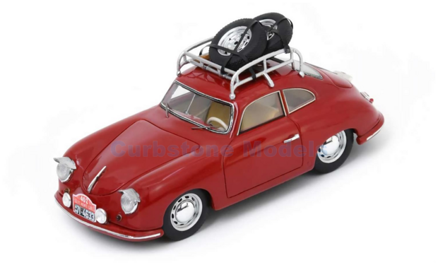 Modelauto 1:43 | Spark S6132 | Porsche 356 1100 1953 #402 - P.Merck - A.von Jungenfeld