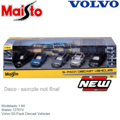 Modelauto 1:64 | Maisto 12701V | Volvo S5-Pack Diecast Vehicles