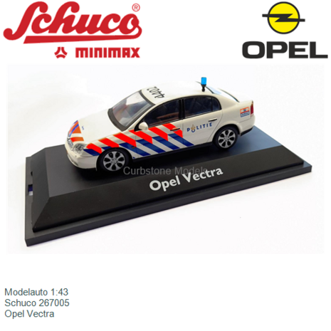 Modelauto 1:43 | Schuco 267005 | Opel Vectra