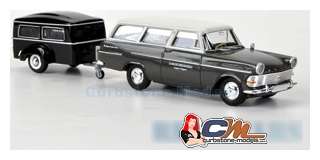 Modelauto 1:87 | Brekina 20170 | Opel Rekord PII Caravan Zwart