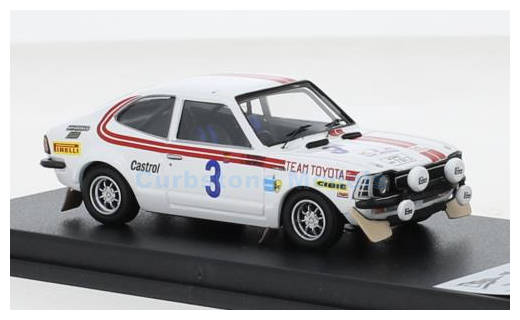 Modelauto 1:43 | Trofeu RR.GR09 | Team Toyota Europe Corolla Levin 1972 #3 - A.Warmbold - J.Davenport