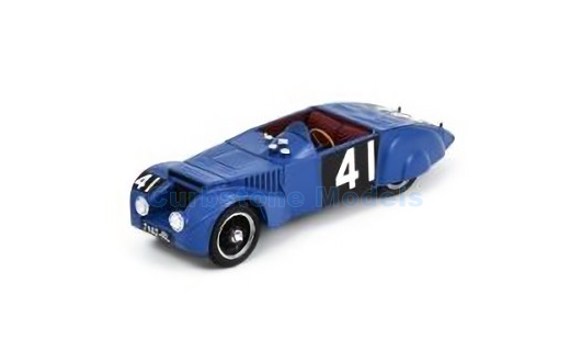 Modelauto 1:43 | Spark S8104 | Chenard Walcker 1500 C6 Tank 1937 #41 - Y.Giraud-Cabantous - C.Rigoulot 