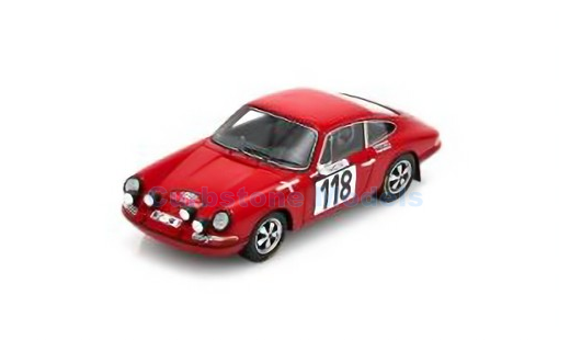 Modelauto 1:43 | Spark S6606 | Porsche 911 S 2.0 1967 #188 - A.Goubert - J.Clement