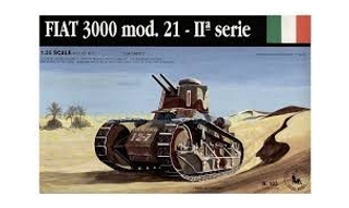 Militair voertuig 1:35 | Tauro TAURO 105 | Fiat 3000 Modello 21 IIa Serie